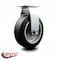 Service Caster 6 Inch Rubber on Aluminum Wheel Rigid Caster with Roller Bearing SCC SCC-20R620-RAR - alternate 3